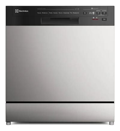 Lava-louça Electrolux Inox Lava e Seca LS08E