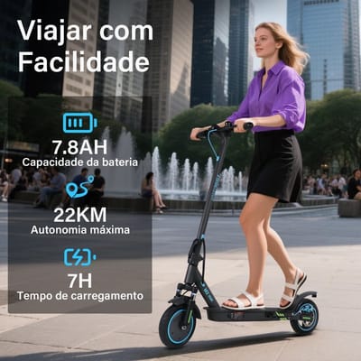 Patinete Elétrico Adulto HONEYWHALE M2 MAX 500W