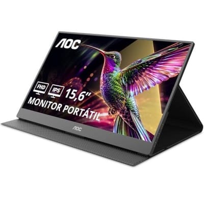 Monitor Portátil AOC 15.6" FHD IPS USB-C
