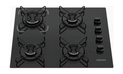 Cooktop Itatiaia Essencial 4 Bocas Preto Bivolt