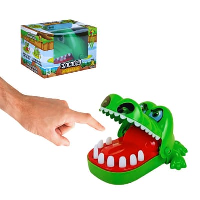 Jogo Jacaré Morde Dedo Brinquedo Educativo