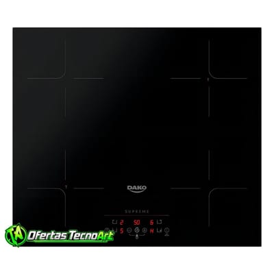 Cooktop de Indução 4 Bocas Dako Supreme Preto 220v