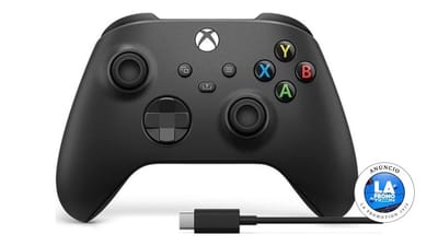 Controle para Xbox Sem Fio Preto + Cabo USB-C
