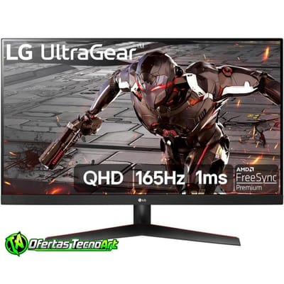 Monitor Gamer LG UltraGear 32" QHD 165Hz 1ms HDR10