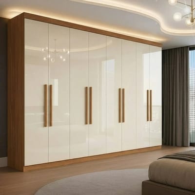 Guarda Roupa Casal 8 Portas 4 Gavetas Paris