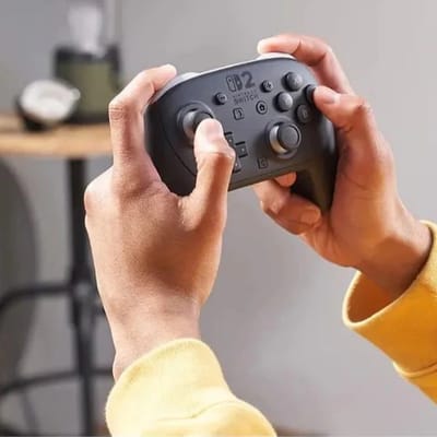 Controle Nintendo Switch 2 Pro Sem Fio Bluetooth Preto