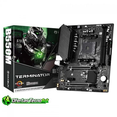 Placa Mãe MAXSUN B550M MS-Terminator AMD AM4 mATX DDR4