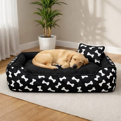 Caminha Cama Pet Fundo Impermeável com Zíper