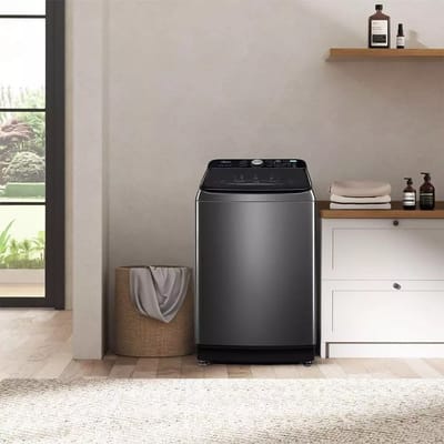 Lavadora de Roupas Midea 14,5 kg Wave Impeller Titanium 220V