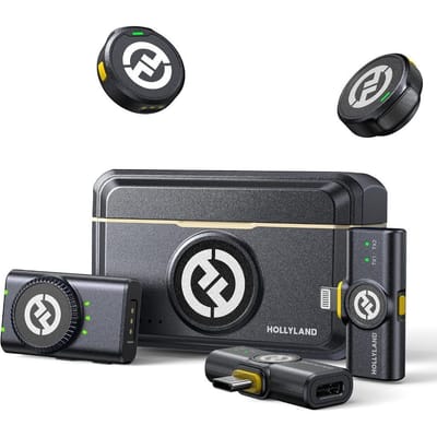 Microfone Lapela Hollyland Lark M2 Combo Duo Bluetooth