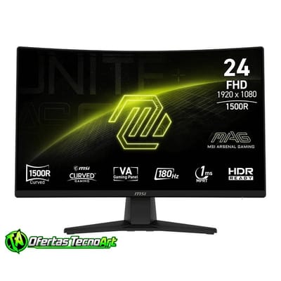 Monitor Gamer MSI MAG 242C 23.6'' Full HD 180Hz