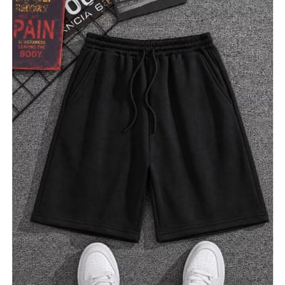 Bermuda Moletom Masculina Lisa Sem Estampa