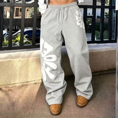 Calça Moletom Baggy Masculina Streetwear Oversized