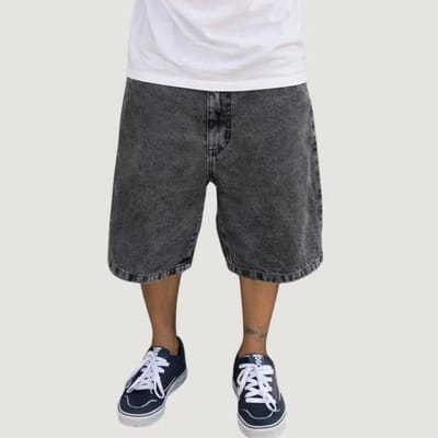 Bermuda Baggy Jeans Masculina Balão Streetwear