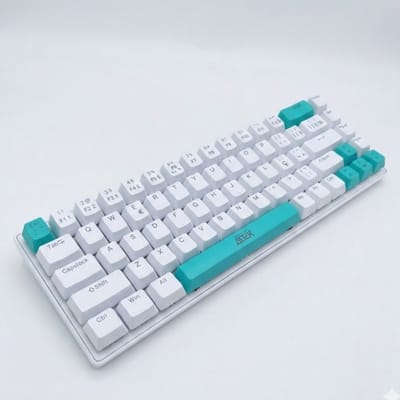 Teclado Mecânico Gamer RGB 68 Teclas ABNT USB Compacto
