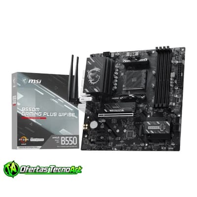 Placa Mãe MSI B550M Gaming Plus Wi-Fi 6E
