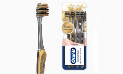 Oral-B Escova Sensitive Gold Extra Macia 4 Unidades
