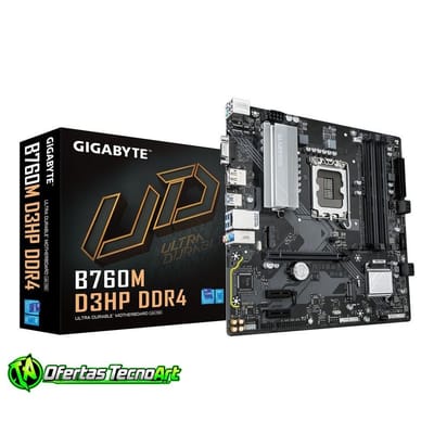 Placa Mãe Gigabyte B760M D3HP DDR4 LGA 1700 mATX