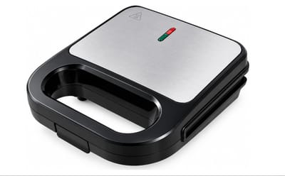 Sanduicheira Eletrica 750W Antiaderente Compacta Inox