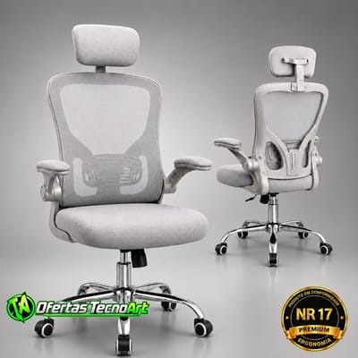 Cadeira de Escritório Presidente Ultra Ergonômica LARUNO
