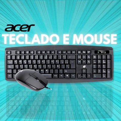 Kit Mouse e Teclado Com Fio Acer EAK030