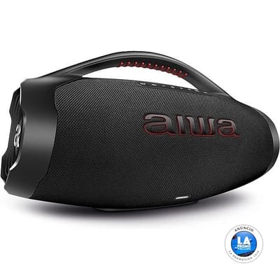 Caixa De Som Boombox Aiwa AWS-BBS-01B 200w IP66 30hs Bateria