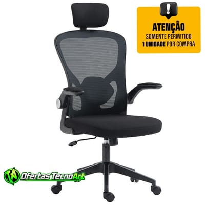 Cadeira Escritório Diretor Giratória Dr.Office Preta