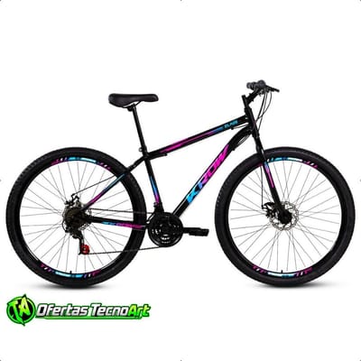 Bicicleta Aro 29 Freios a Disco 21 Marchas Krow