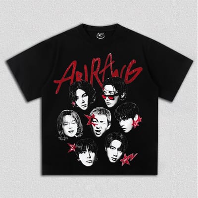 Camiseta Kpop Arirang Vintage Oversized Unissex