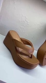 Tamanco Vizzano Casual Plataforma Branco off/Capuccino