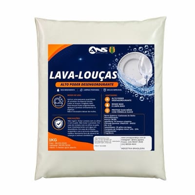 Detergente em Pó Lava Louça com Percarbonato 1kg