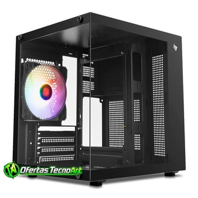 Gabinete Gamer Aquário Pichau Atom, Lateral de Vidro