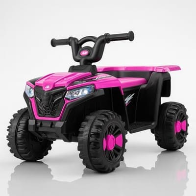 Mini Quadriciclo Elétrico Infantil 6V Rosa