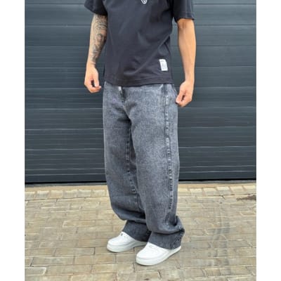 Calça Balão Jeans Masculina Baggy Boca Larga