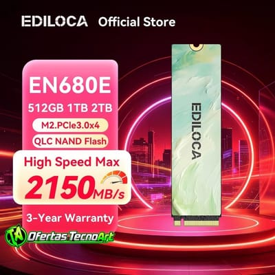 SSD NVMe Ediloca EN680E 512GB 2150 MB/s
