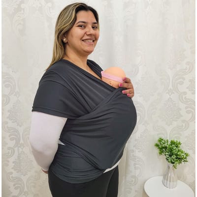 Canguru de Bebê Wrap Sling Malha 5MT