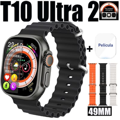Smartwatch T10 Ultra 3 Tela HD 49mm Bluetooth
