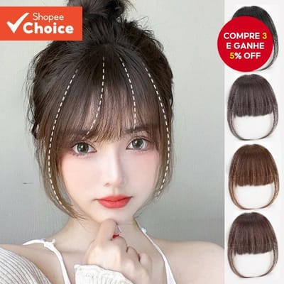 Grampo De Cabelo Franja Invisível Sem Costura