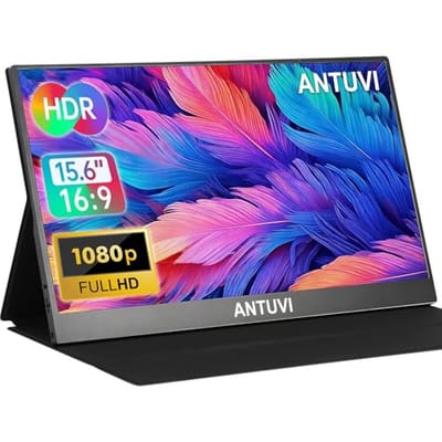Monitor Portátil 15.6'' 1080P com Case