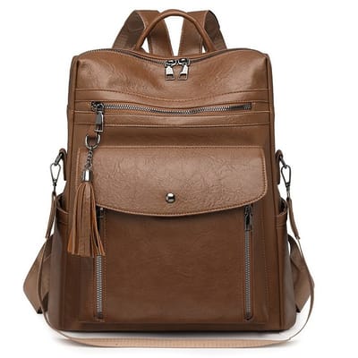 Mochila Feminina PU Modelo 2240 Retrô