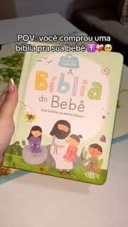 Bíblia do Bebê dos Pequeninos Capa Dura Ilustrada