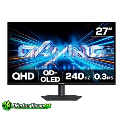 Monitor Gamer Gigabyte GO27Q24A 27 QD-OLED QHD 240Hz