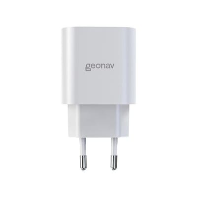Carregador Ultra Rápido Geonav 25W USB-C Branco