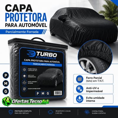 Capa Para Carro Grossa Impermeável Sol Chuva Granizo