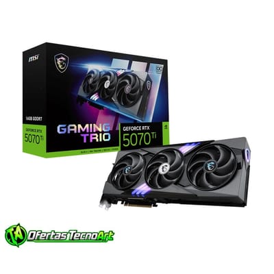 Placa de Vídeo MSI RTX 5070 Ti Gaming Trio OC 16GB GDDR7