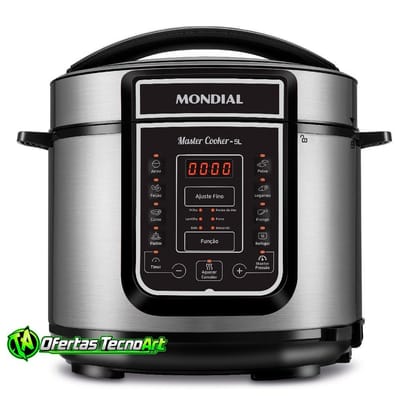 Panela de Pressão Elétrica 5L Mondial Master Cooker 127V