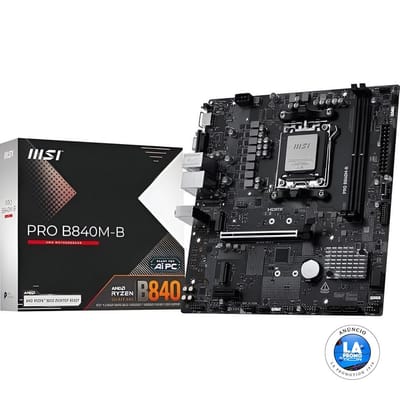 Placa-Mãe MSI Pro B840M-B AM5 DDR5 mATX