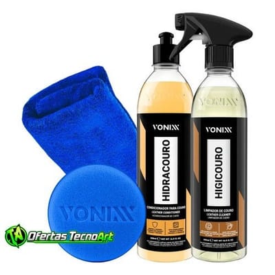 Kit Limpeza e Hidratação de Couro Vonixx Completo