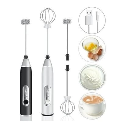 Mixer Elétrico Portátil Recarregável 2 em 1