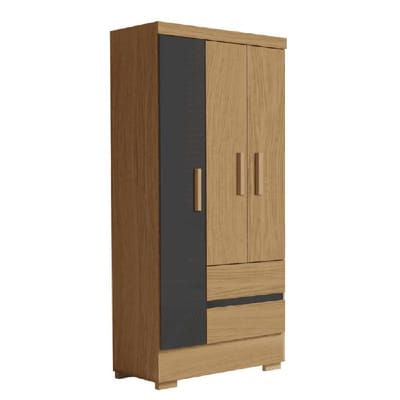 Guarda-Roupa 3 Portas e 2 Gavetas